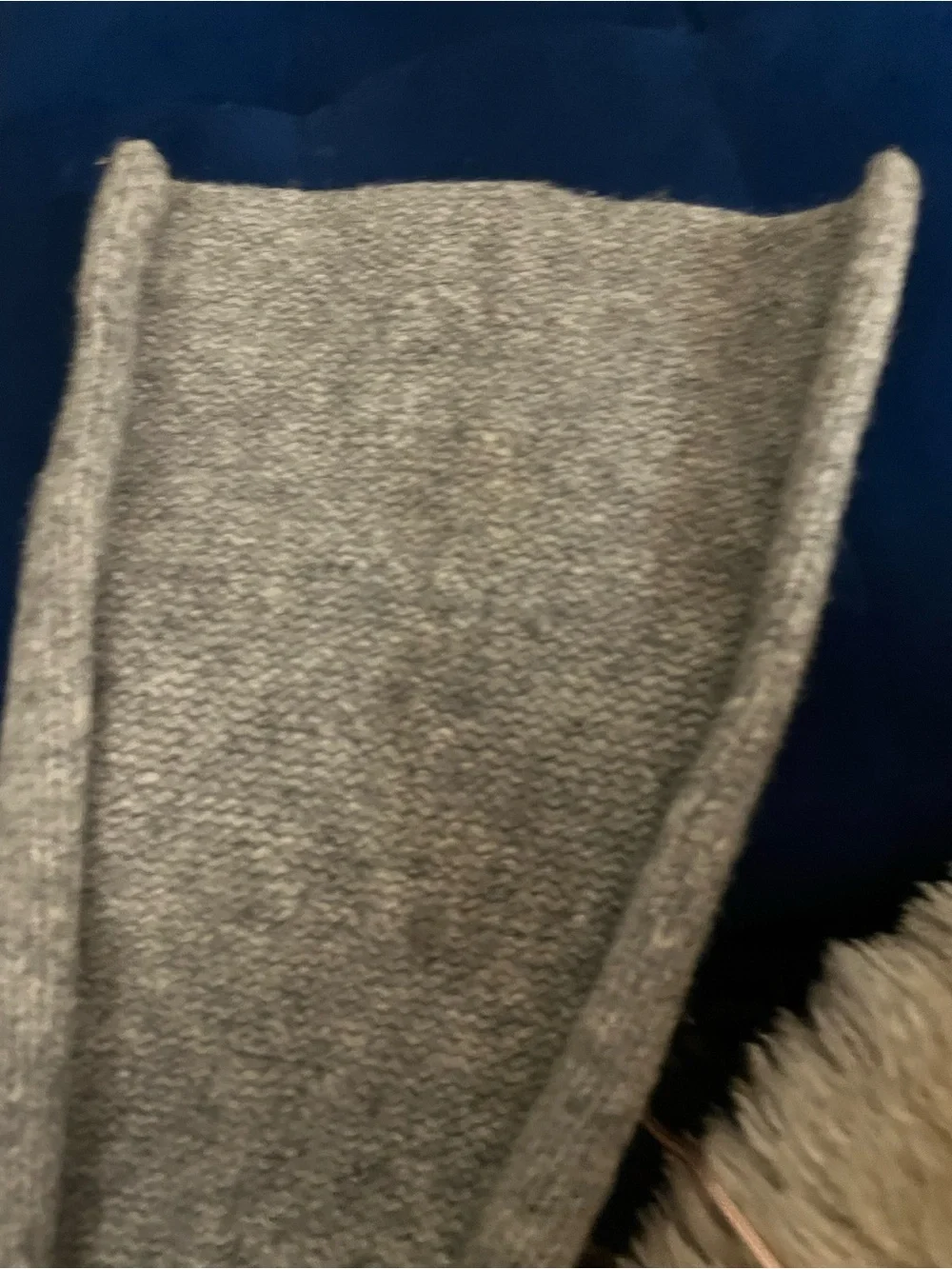Gap woolCozy Light Gray Cable Knit Sweater