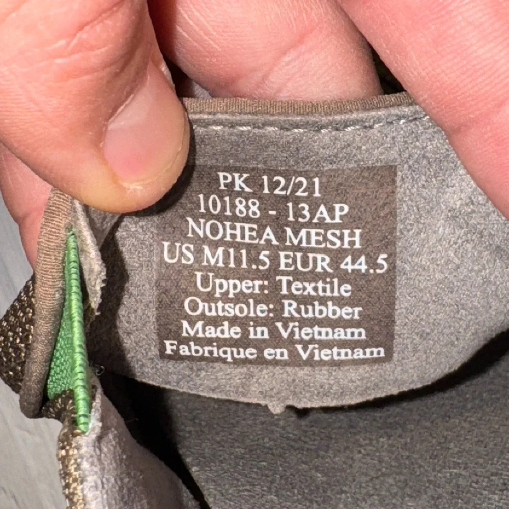 Olukai Nohea Mesh Boat Shoe‎ Men's Sz 11.5 Brown Preowned Good Condition
