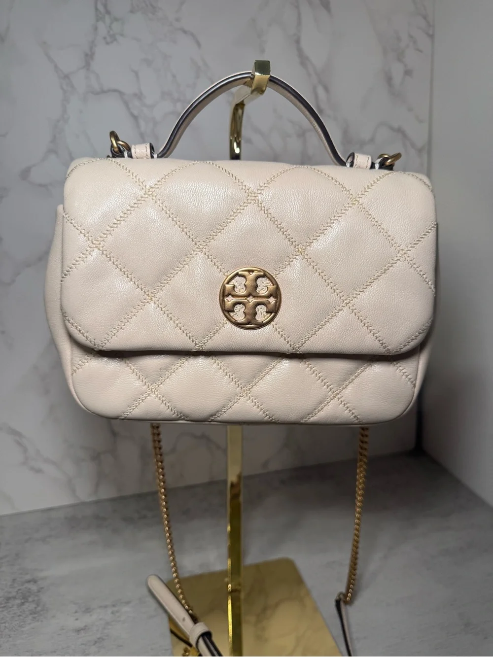 Tory Burch shine silhouette strap