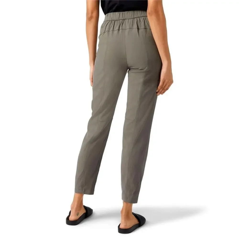 Lululemon Dynamic Days Gray Sage Cupro Modal Athleisure Trouser Pants size 6