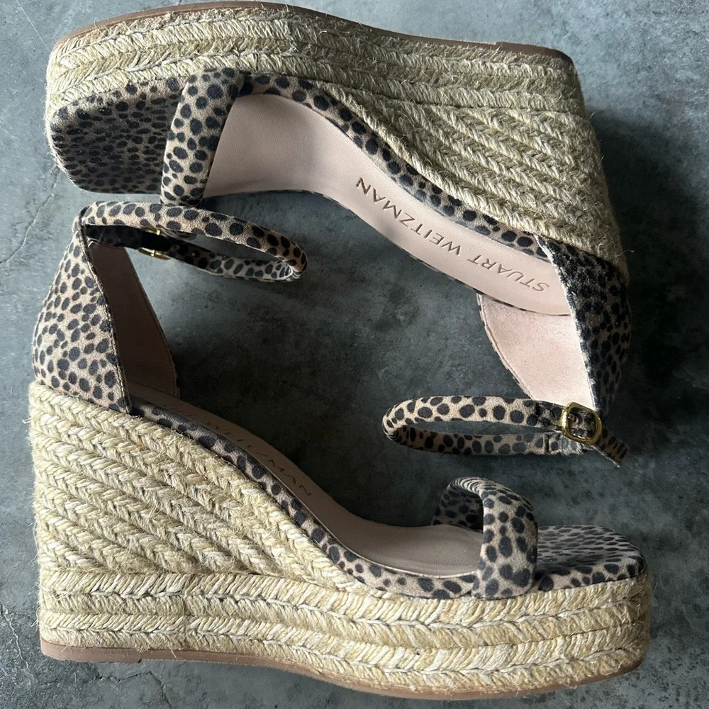 Stuart Weitzman Floria Wedge Sandals