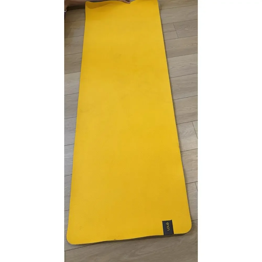 Lolë Yellow Travel Foldable Yoga Mat