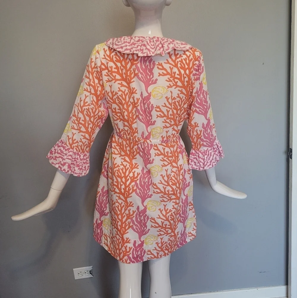 Gretchen Scott Designs Sea Print Coverup, VGUC, Size S