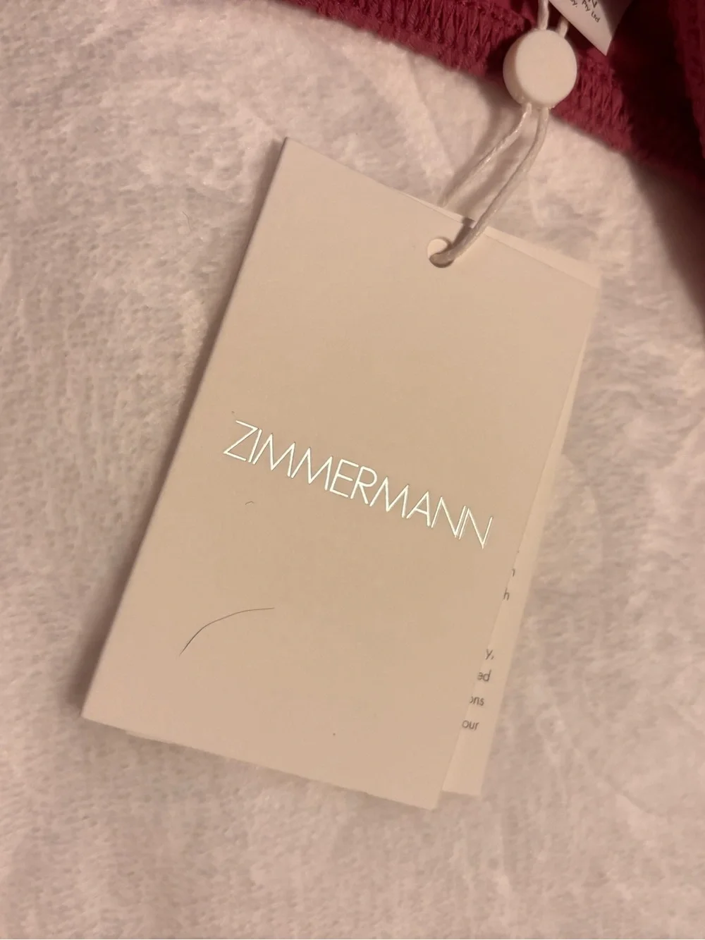 Zimmermann textured bikini