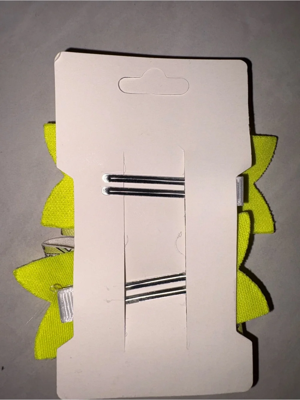 Handmade yellow bow