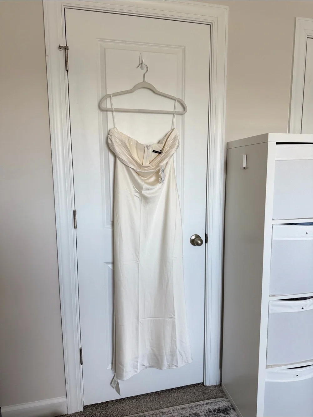 NEW Abercrombie & Fitch The A&F Emerson Strapless Slim Maxi Dress