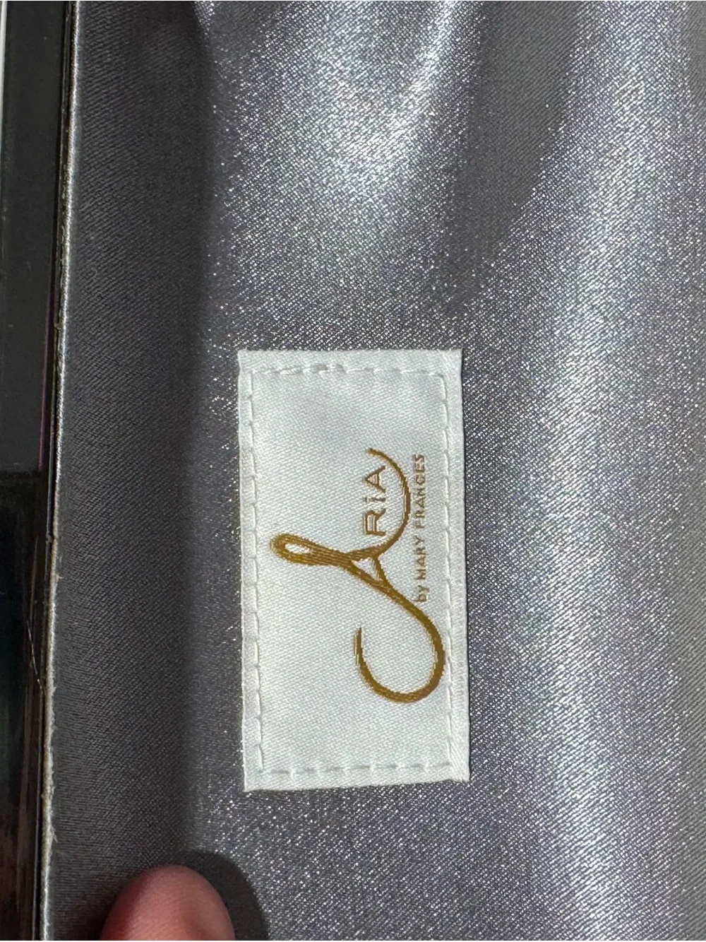 Aria structured satin
