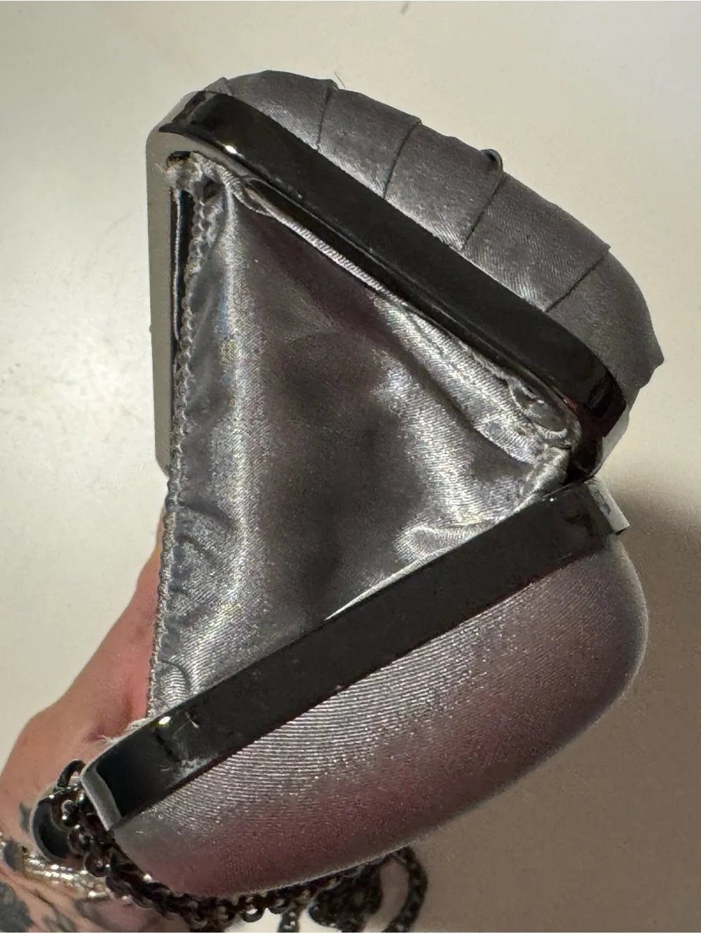 Aria structured satin