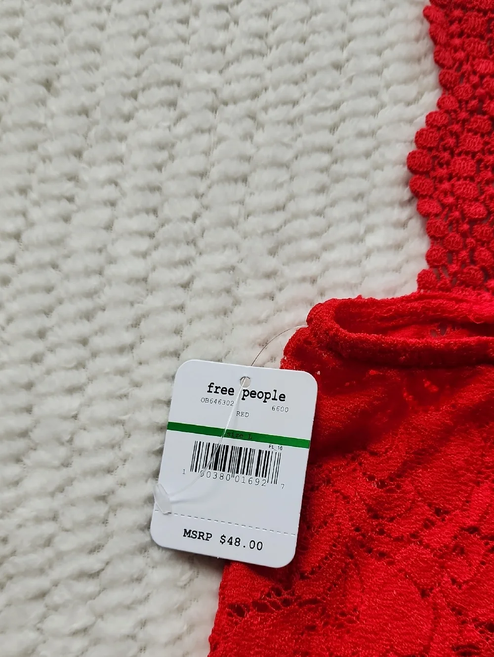 Free People vibrant red