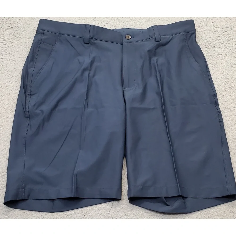 Greg Norman Golf Shorts Mens 36‎ Navy ML75 MicroLux Hybrid Performance Waistband