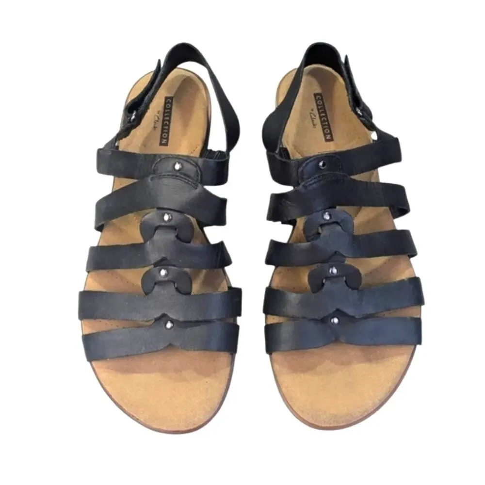 Clarks Kele Jasmine Fisherman Sandals EUC Size 9M   S3673