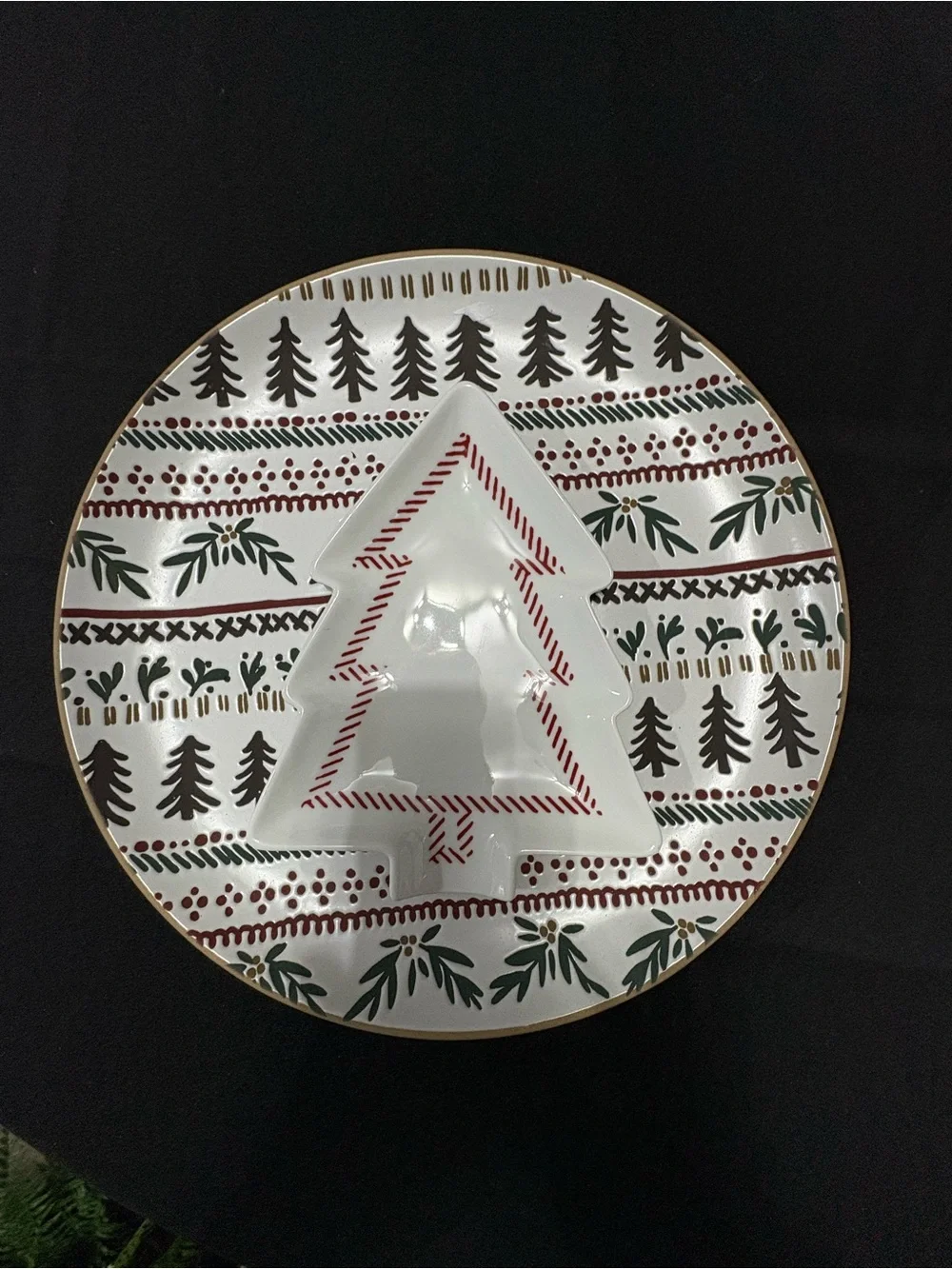 Crate&Barrel ceramic platter
