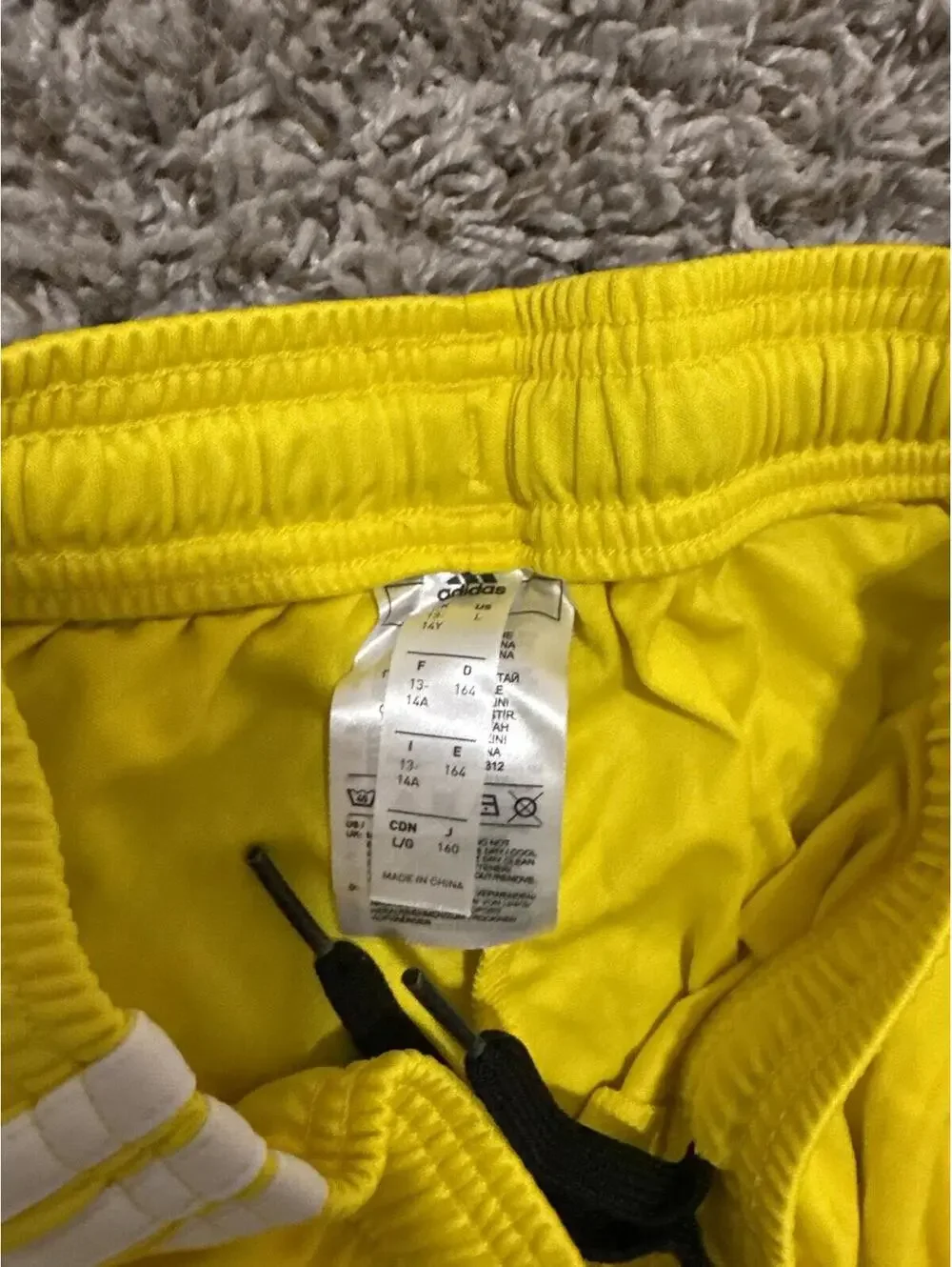 adidas bright yellow