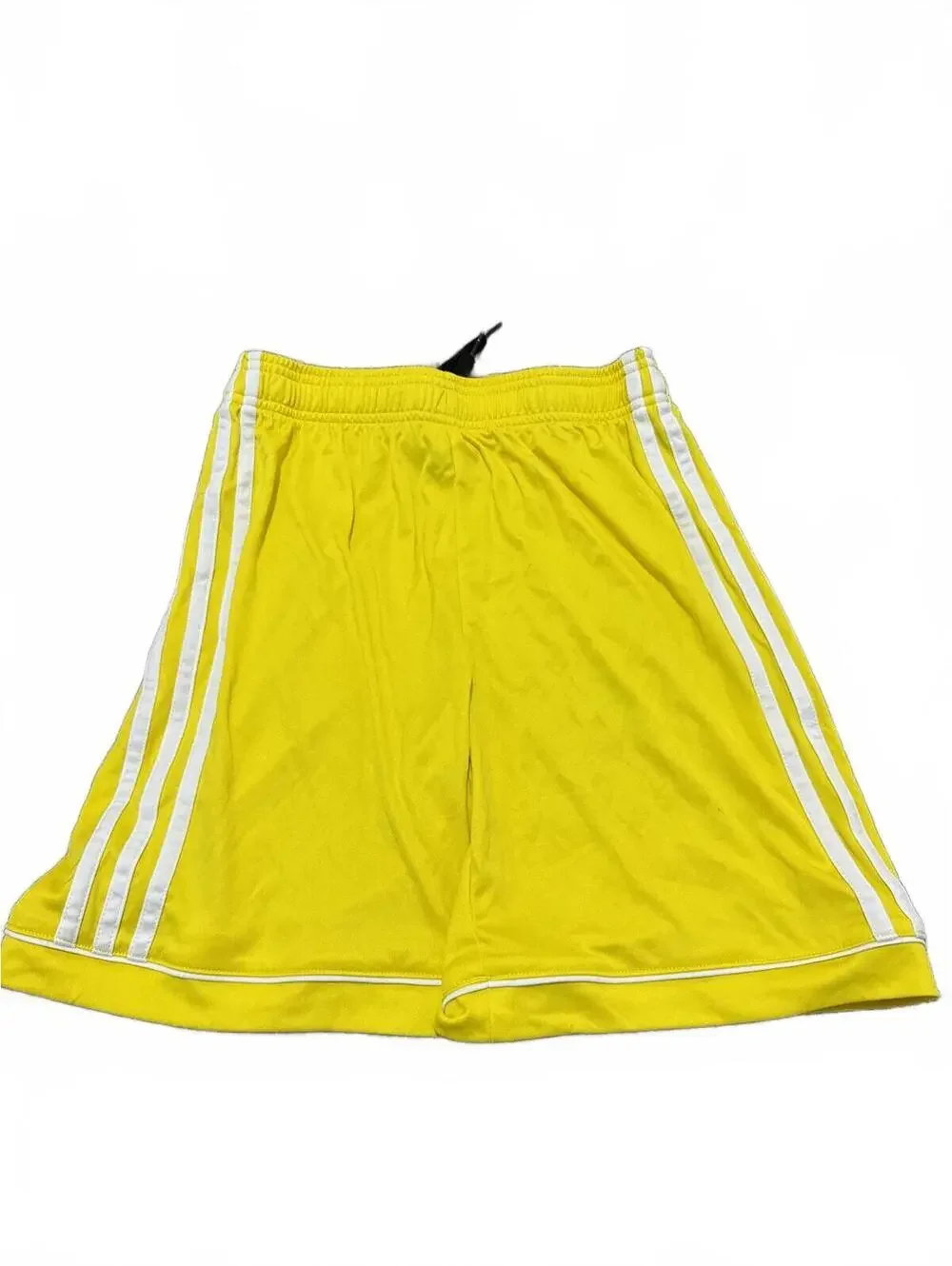 Adidas Boys Yellow Athletic Shorts Size Large