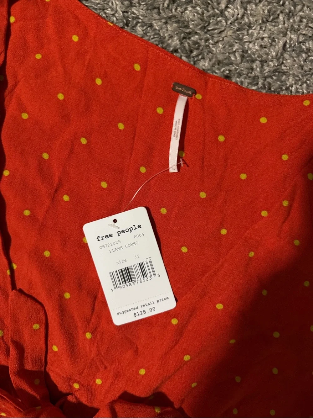 Women’s Red Tie-Front free people Dress