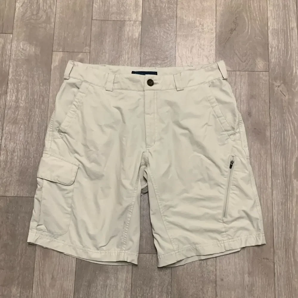 Mens Eastern Mountain‎ Sports Performance Cargo Travel Hiking Utility Shorts