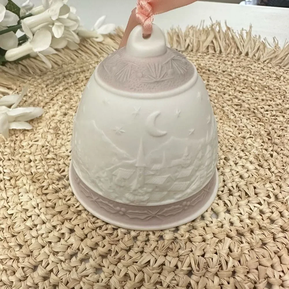 LLADRO Vintage 1991 Christmas Ornament‎ Collection Bell Nativity Scene w/ Box