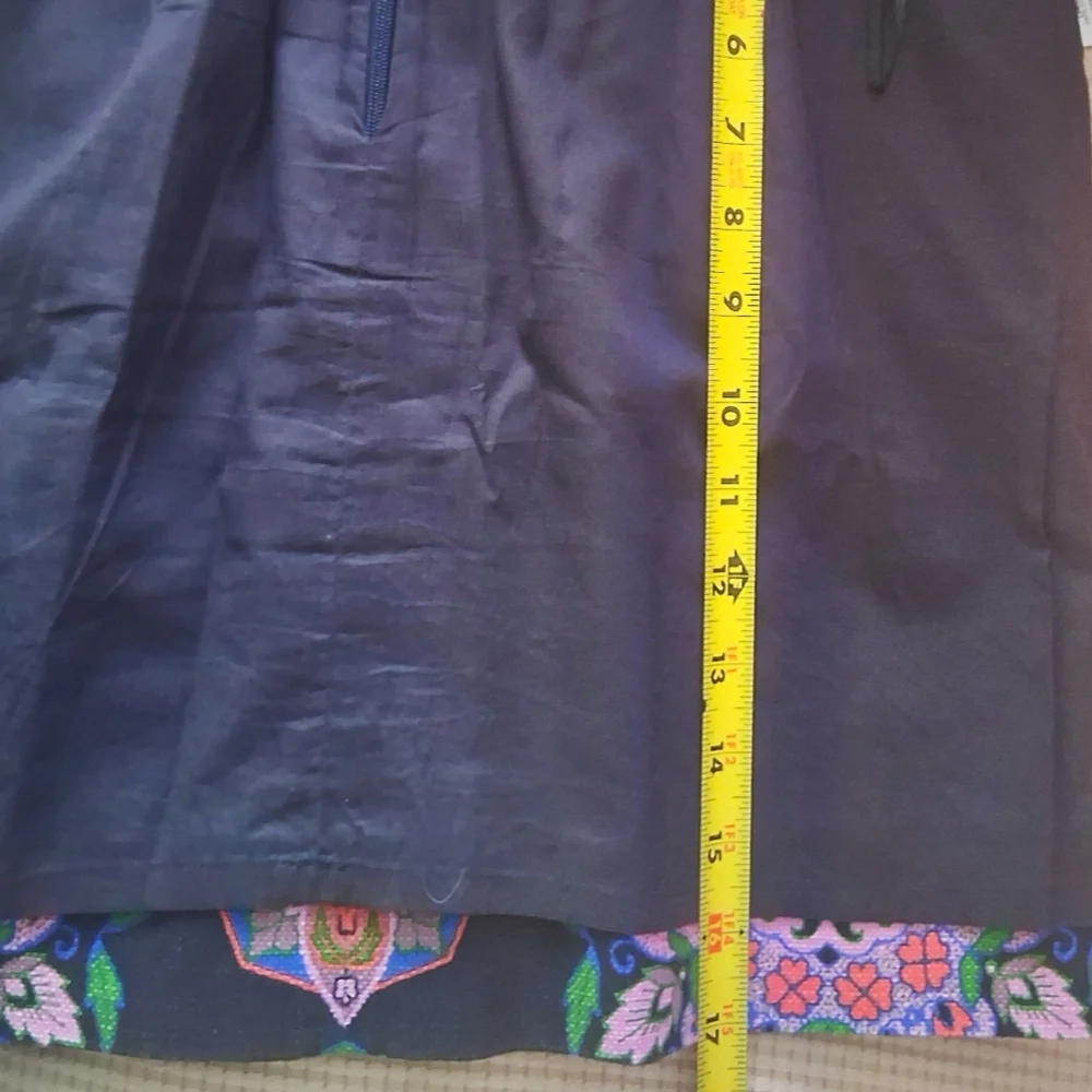Floral Patterned Skirt - Multicolor