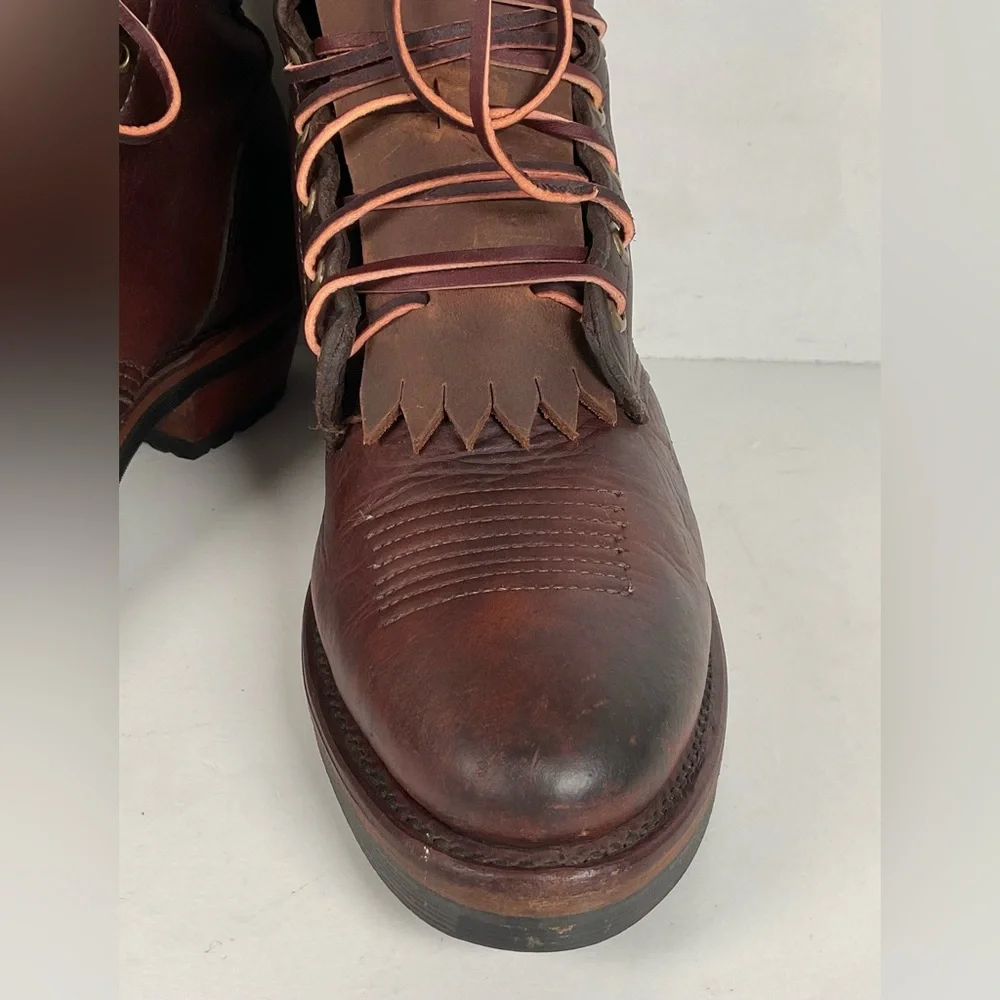 Vintage Chippewa Kiltie Packer Boots | Soft Toe | USA Made | Men’s 9.5 D