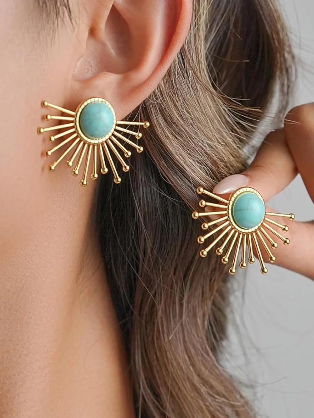 Anthropologie gold fan