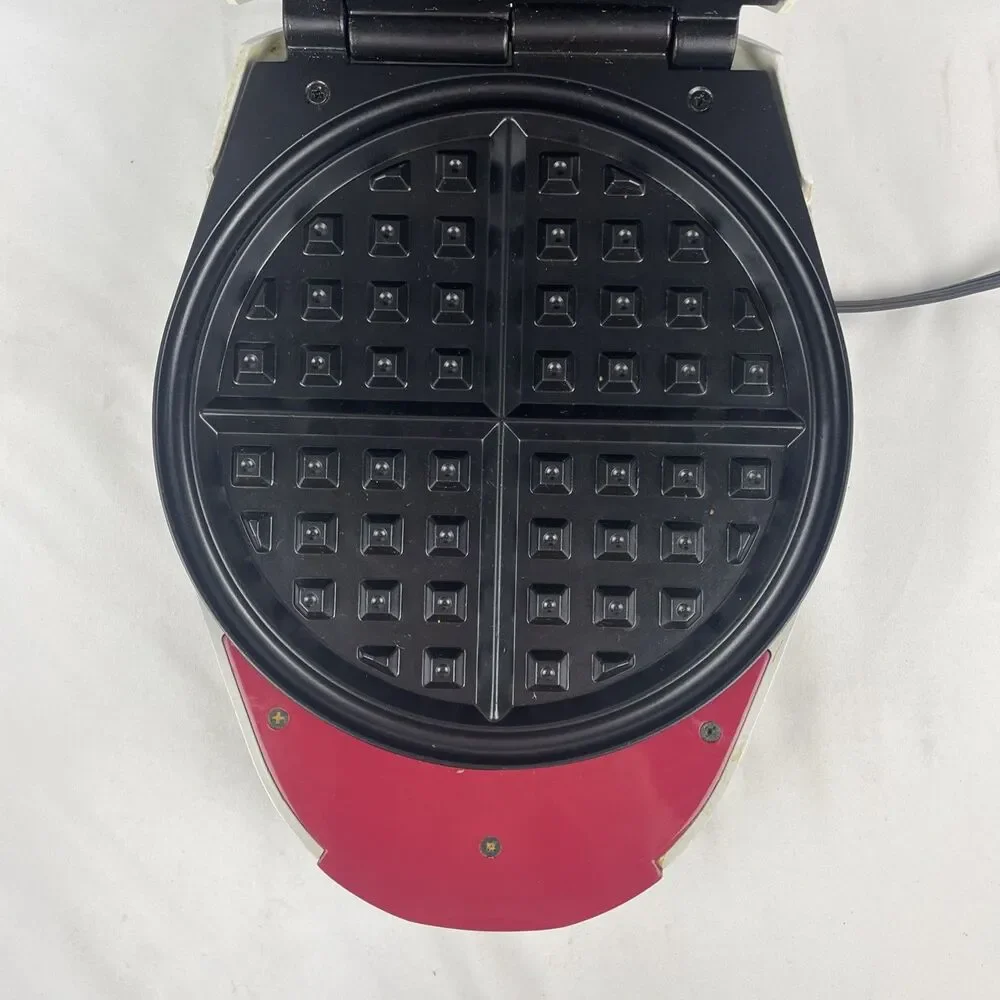 Proctor Silex Morning Baker Waffle Iron Model 26400 Vintage Tested Working