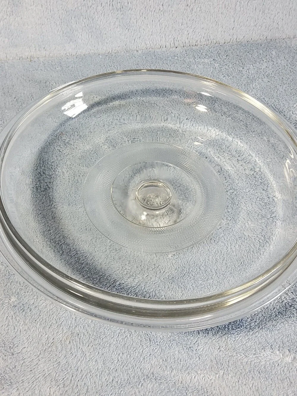 Vintage Pyrex # 407 Replacement Round Lid Clear Glass 8.25