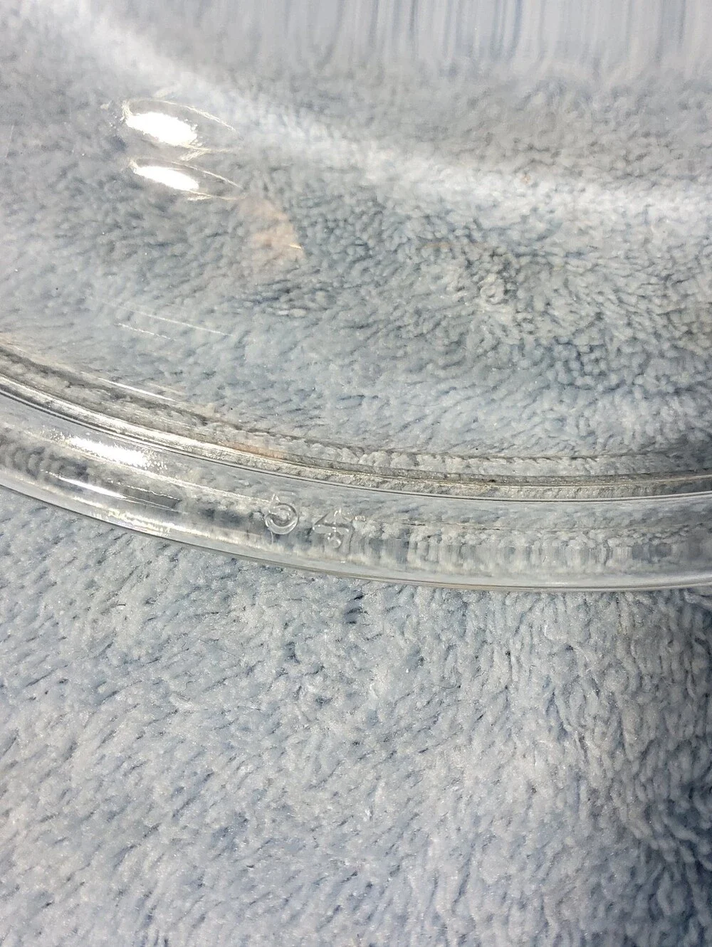 Vintage Pyrex # 407 Replacement Round Lid Clear Glass 8.25
