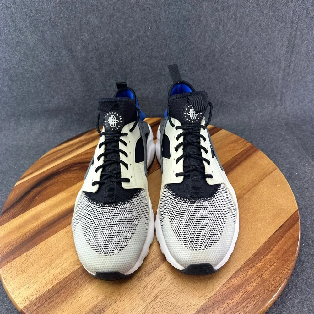 Nike Air Huarache Run Ultra Black White Blue Men's 11.5 819685-100