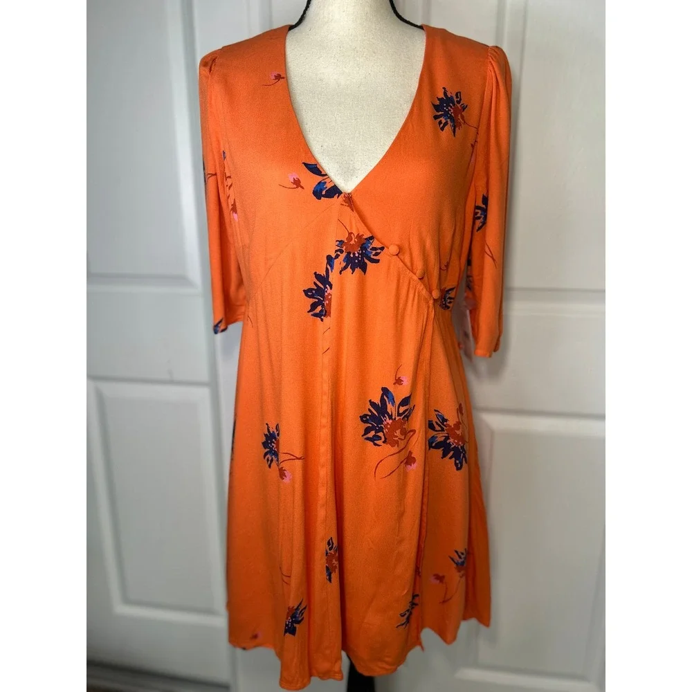 Free People vibrant orange