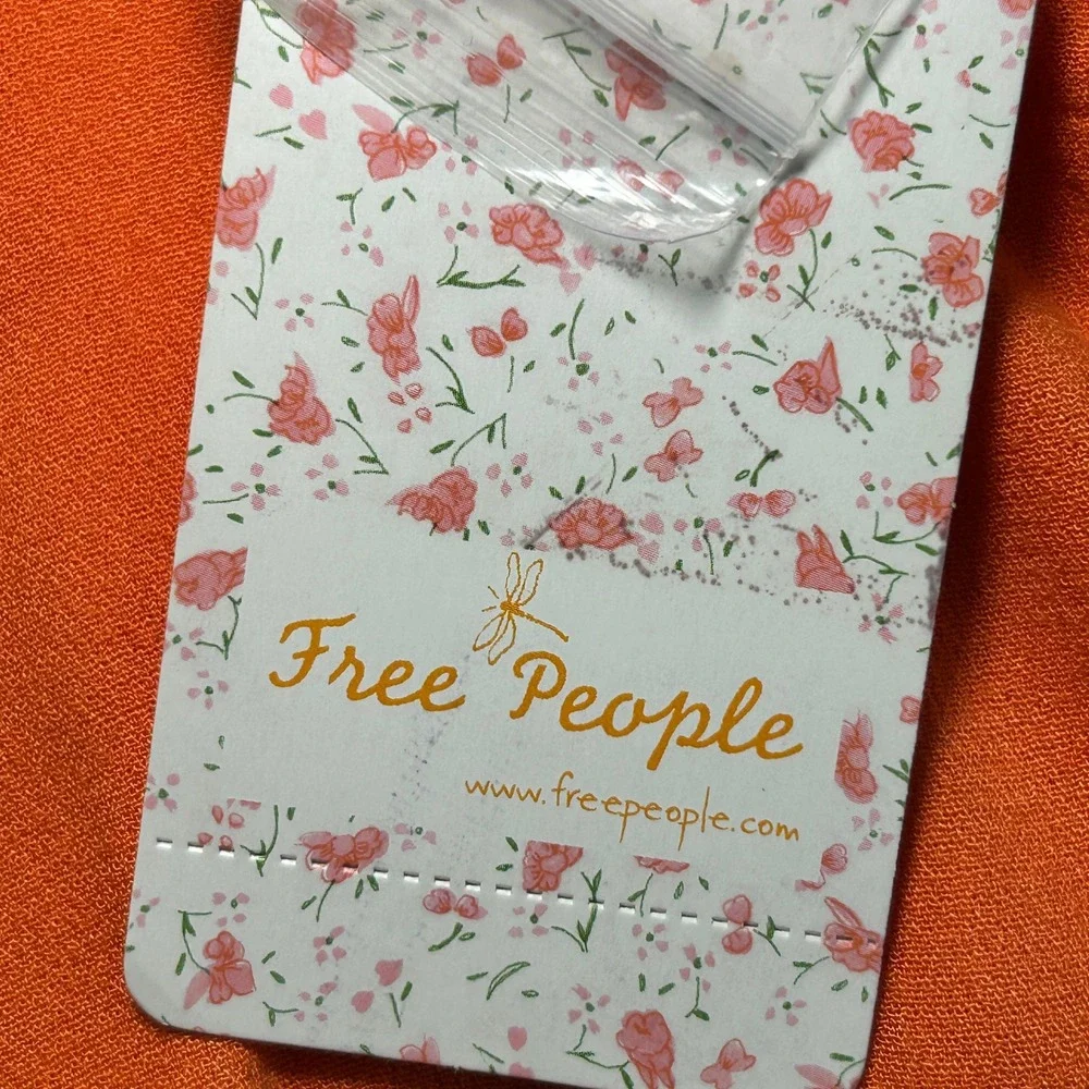 Free People vibrant orange