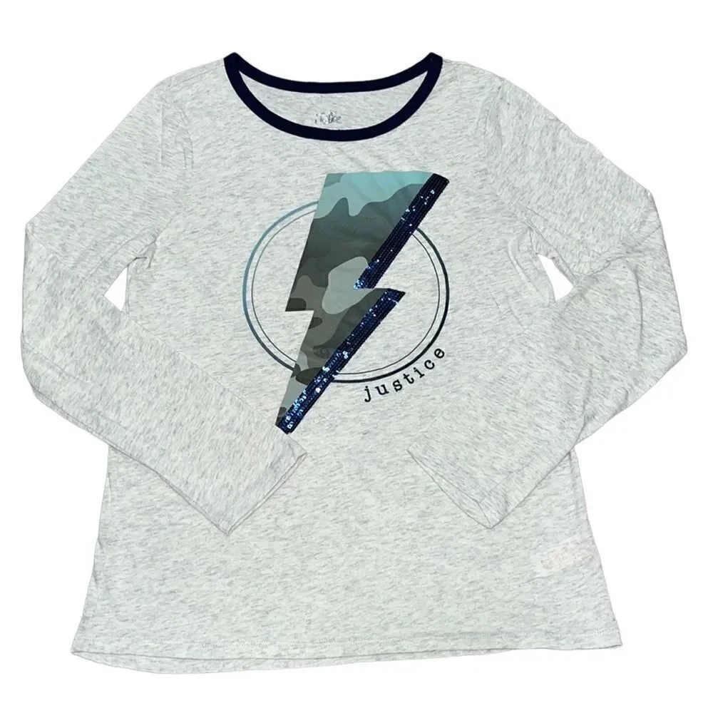 Justice Long Sleeve Graphic Tee
