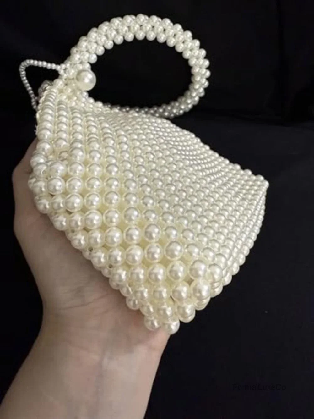 Beaded Elegant Evening Purse Clutch for Wedding Party
