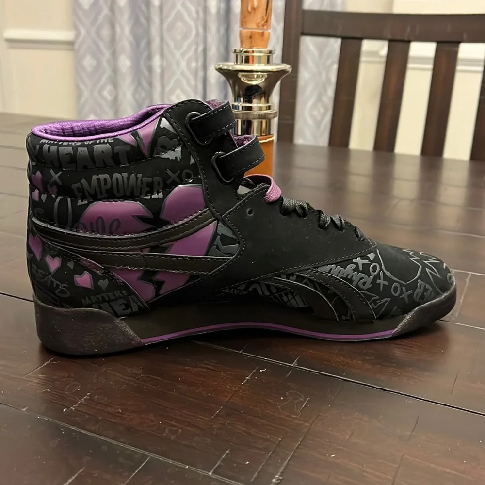 Reebok Freestyle Hi Alicia Keys Matters of the Heart Shoes Sneakers Womens 7.5