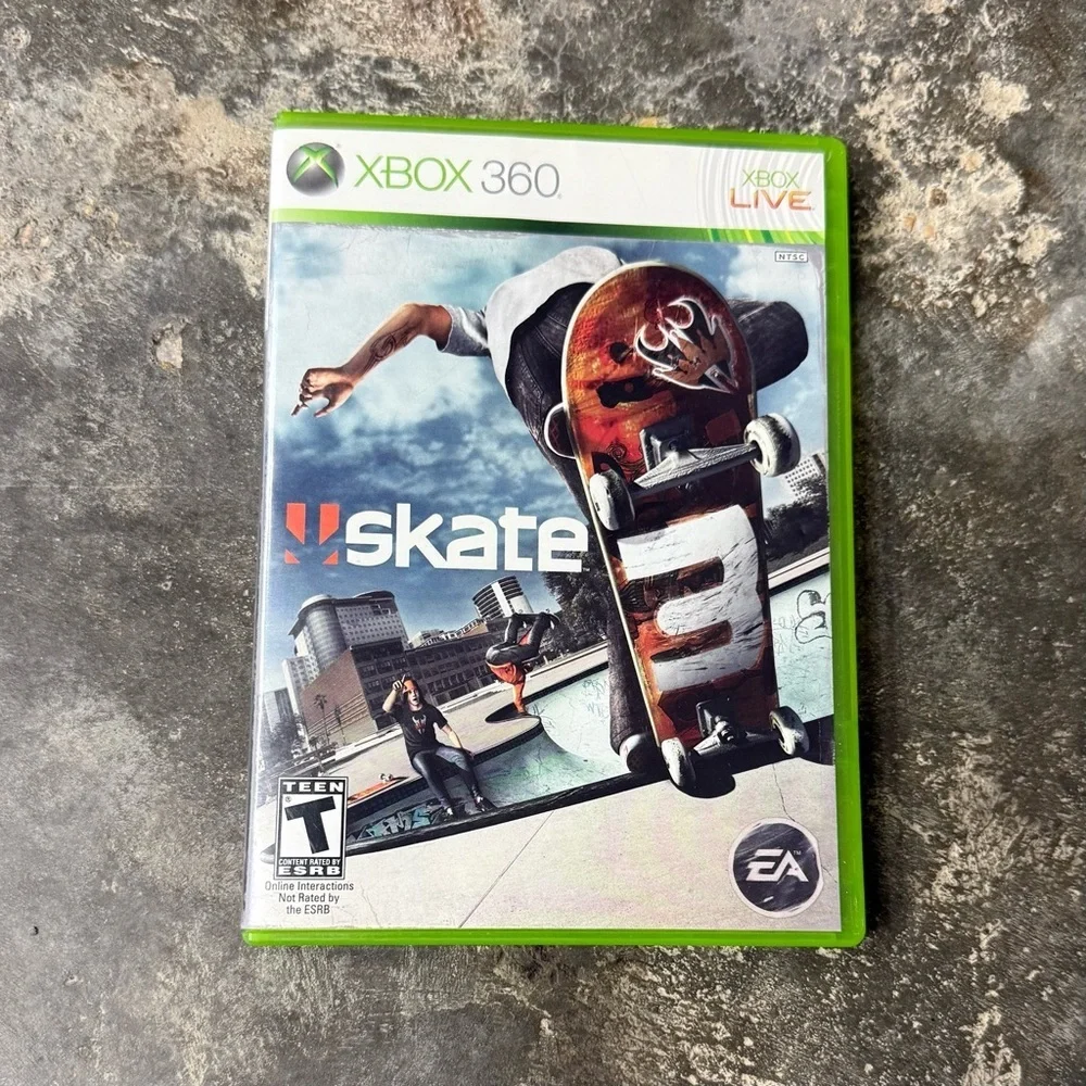 Skate 3 Xbox 360 Complete CIB EA Skateboarding Game