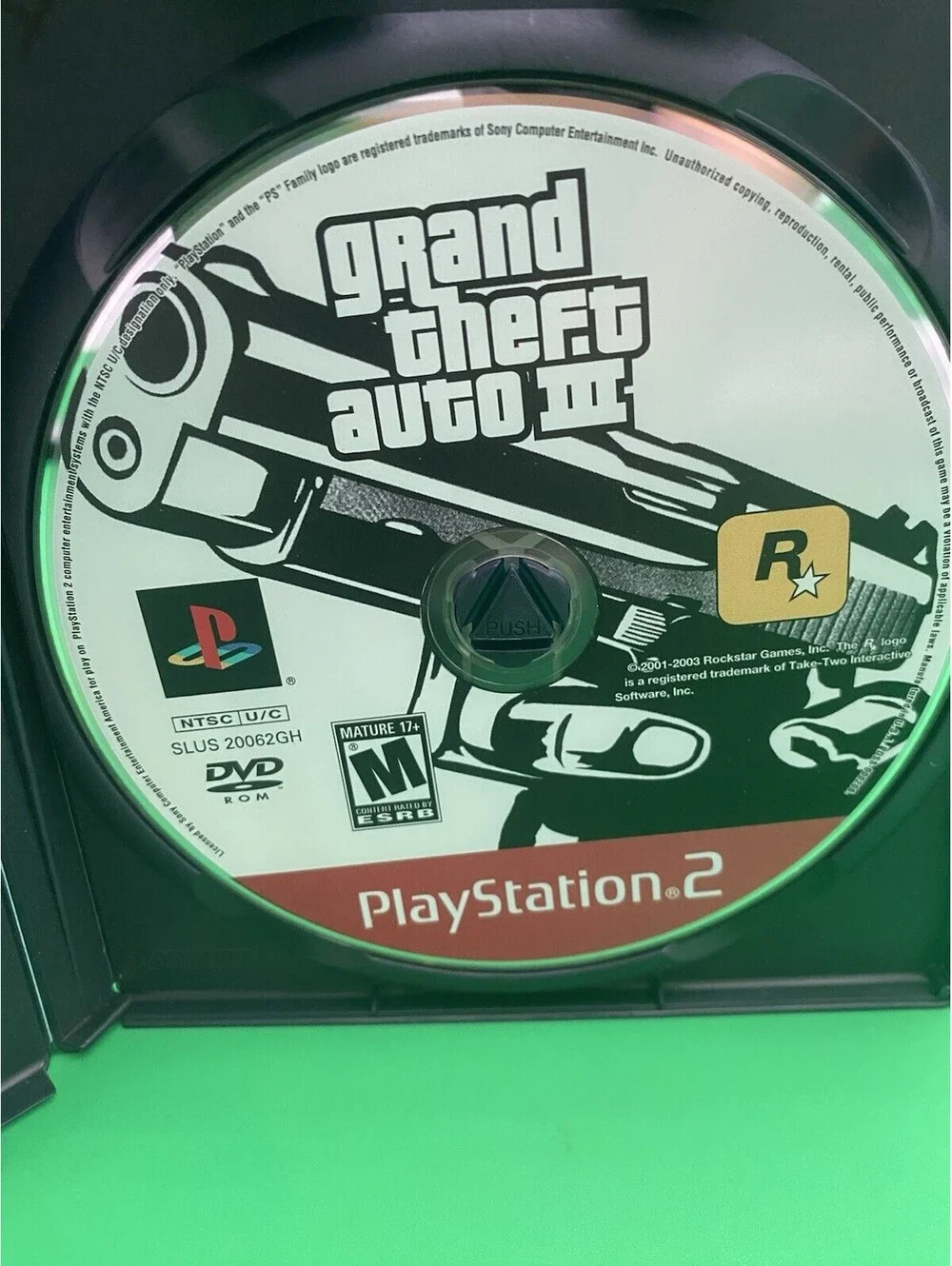 Grand Theft Auto III PlayStation 2 Video Game - Complete w/ Map - 2003 Rockstar