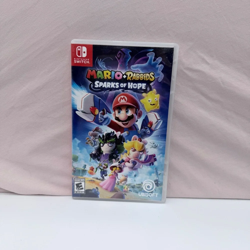 Nintendo Switch Mario Game Lot Super Mario 3D All-Stars & Sparks of Hope Bundle
