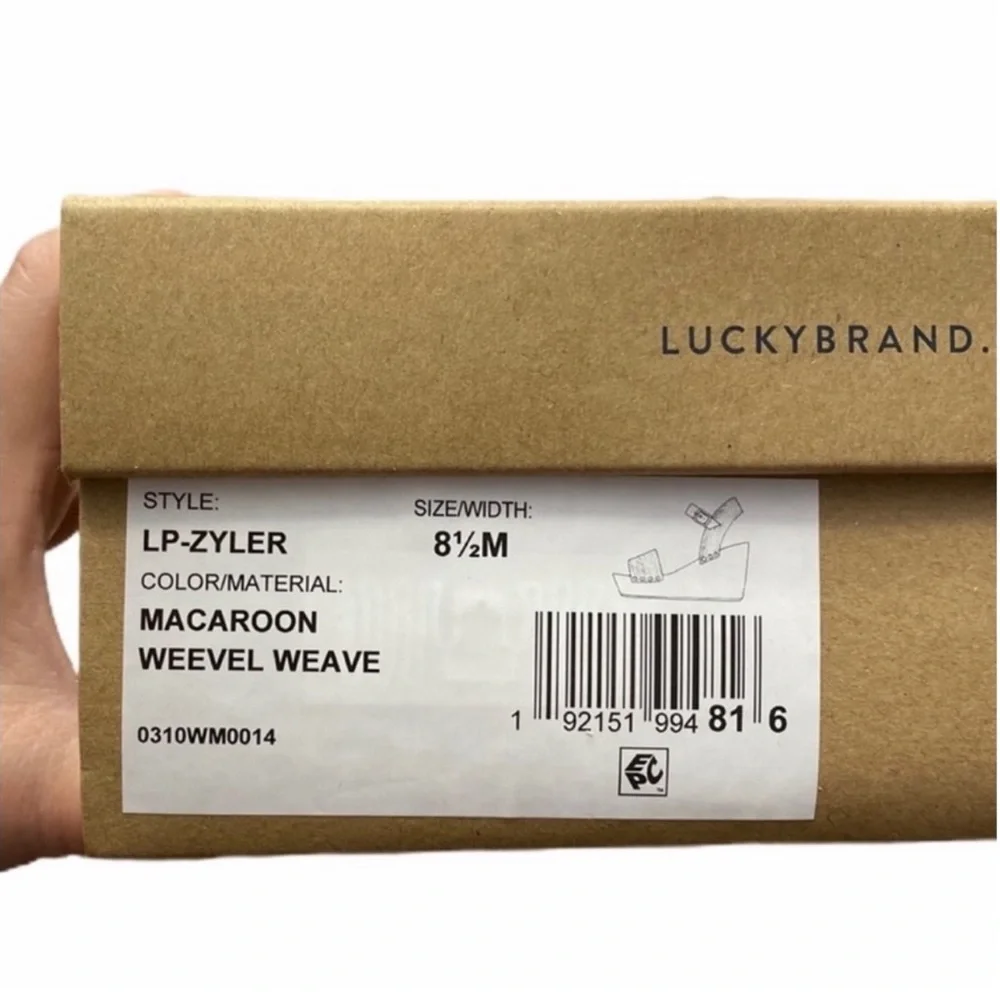 Lucky Brand materials shoes manmade