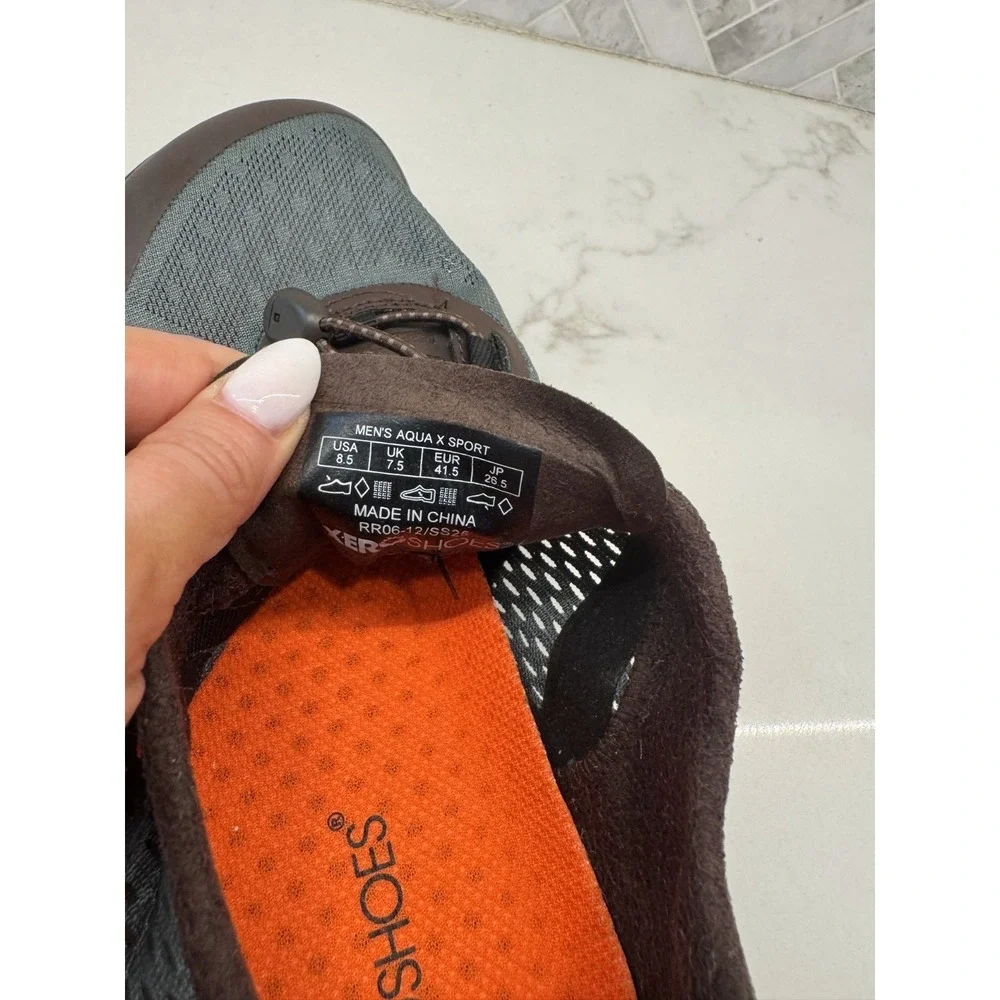 Xero Shoes Aqua X Sport Barefoot Water Sneakers Mens Size 8.5 Dark Forest Hiking