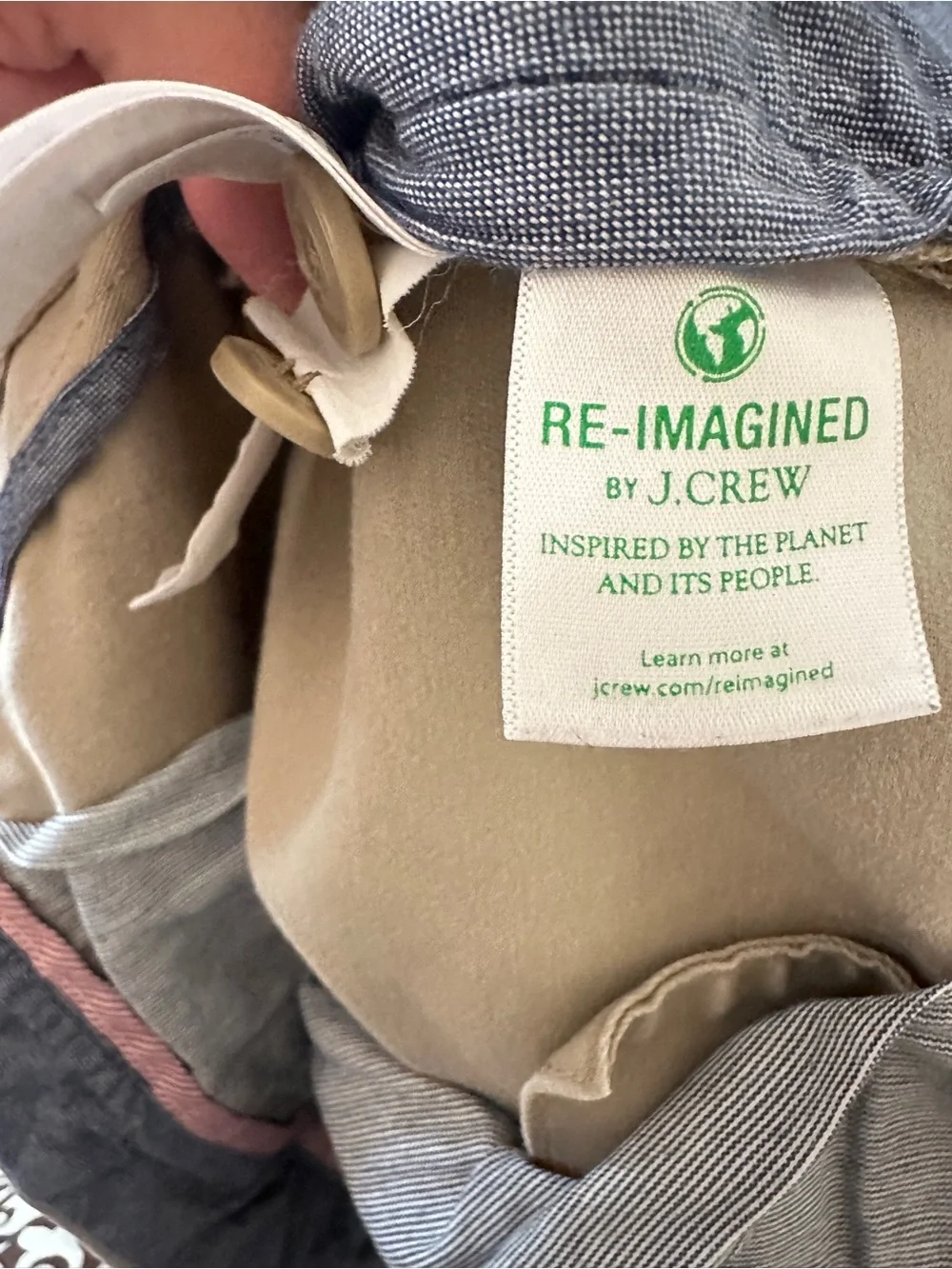 J. Crew tan styling