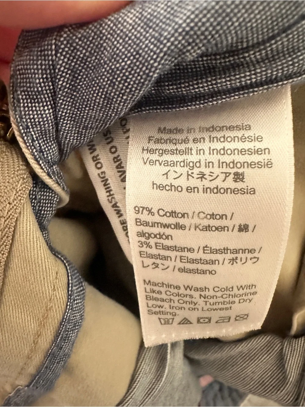 J. Crew cotton classic chino