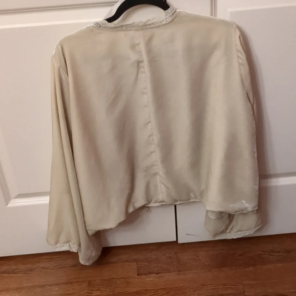 Free people Velvet shirt
