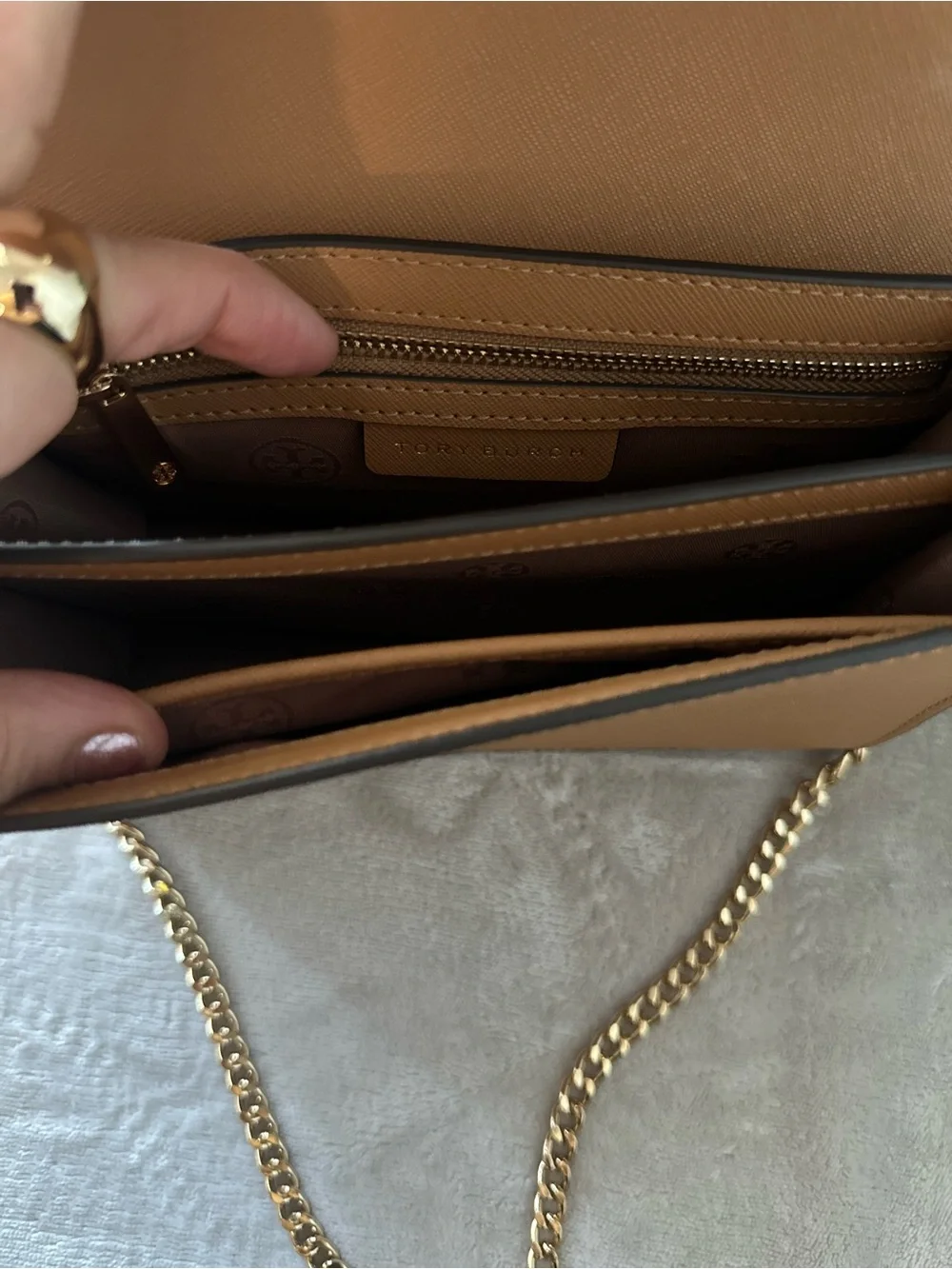 Tory Burch polished small