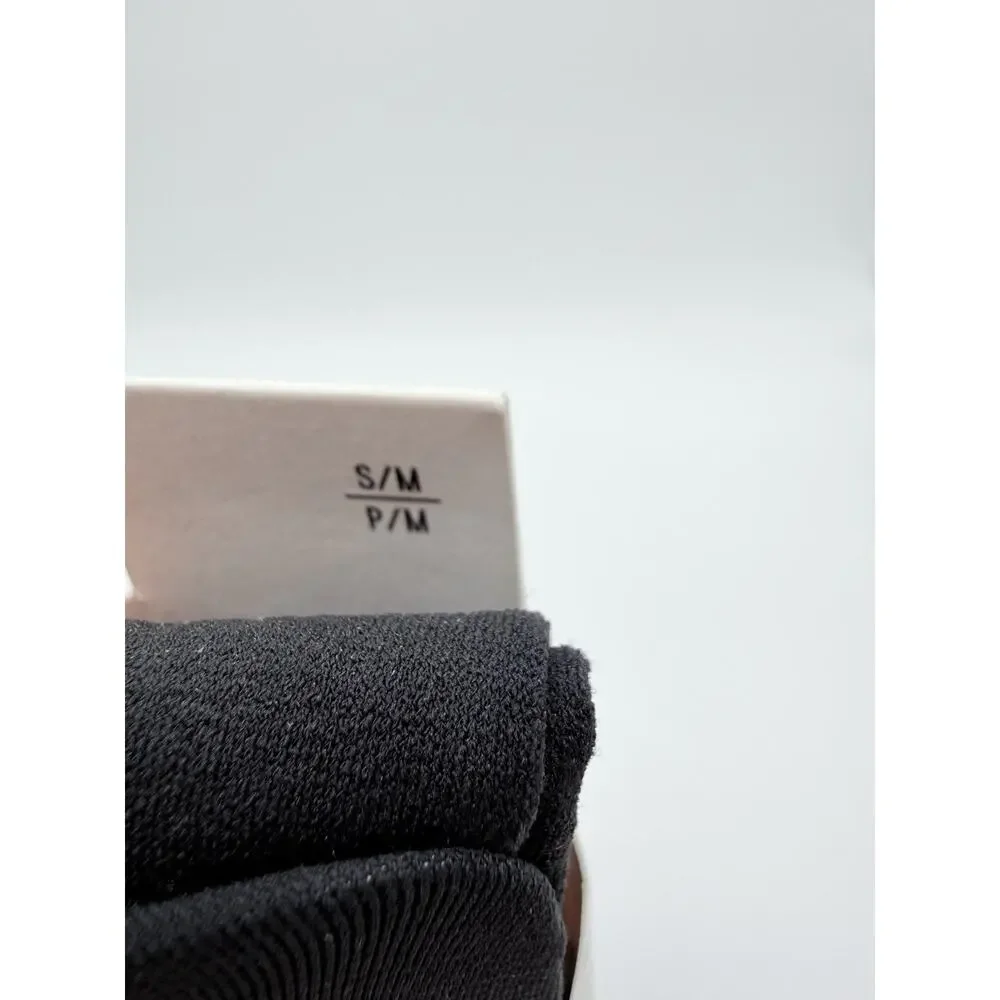 Women's Express Super Opaque Full Length Tights Black Size S/M New