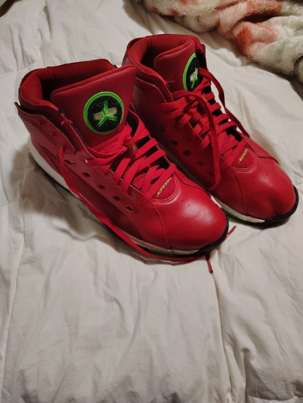 Men's Red High-Top Jordans