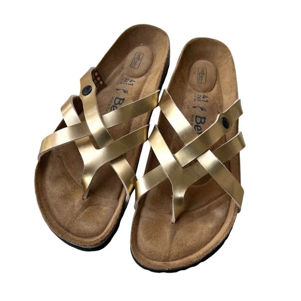 Betula by Birkenstock sandals with a gold-colored strap Women Size 41