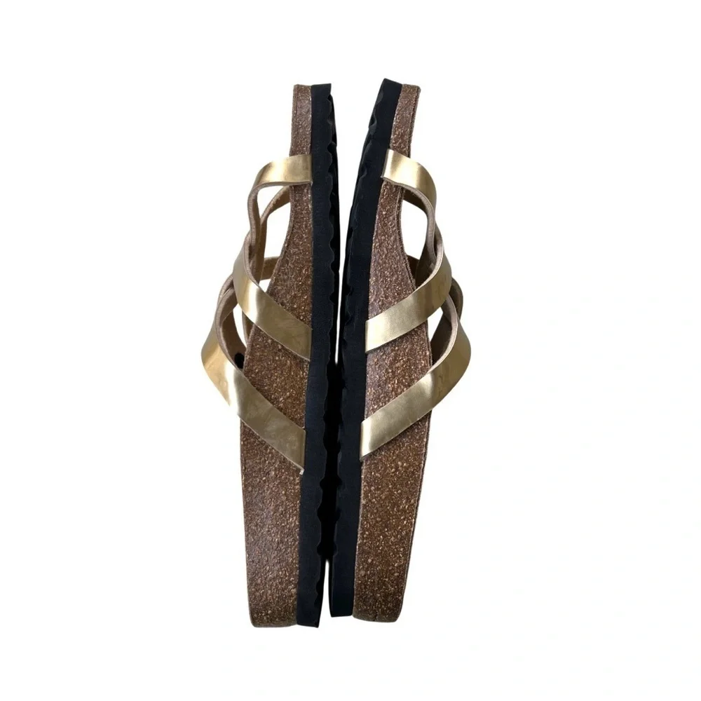 Betula by Birkenstock sandals with a gold-colored strap Women Size 41