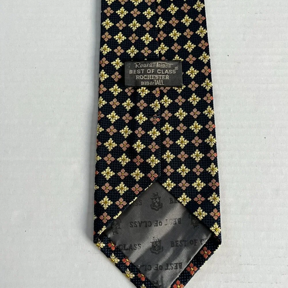 Robert Talbott Best of Class‎ Thick Woven Medallion Geometric Silk Neck Tie
