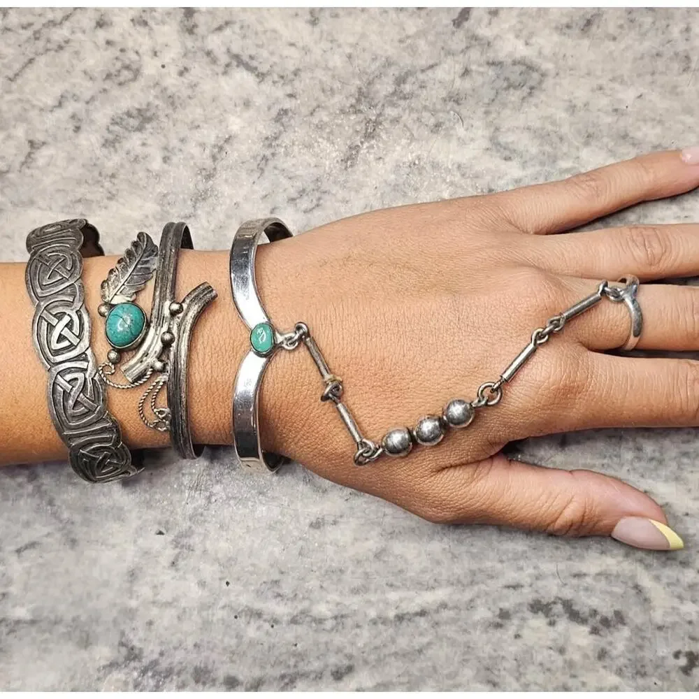 Celtic Bracelet vintage sterling