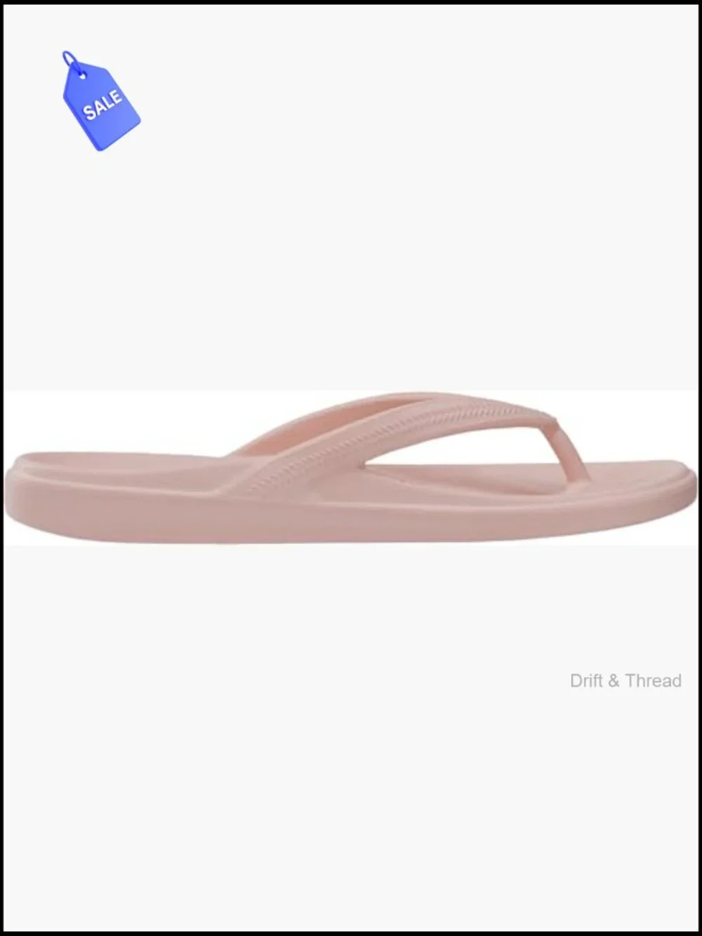 Arch Support Flip Flops - Orthotic Thong Sandals for Plantar Fasciitis Relief