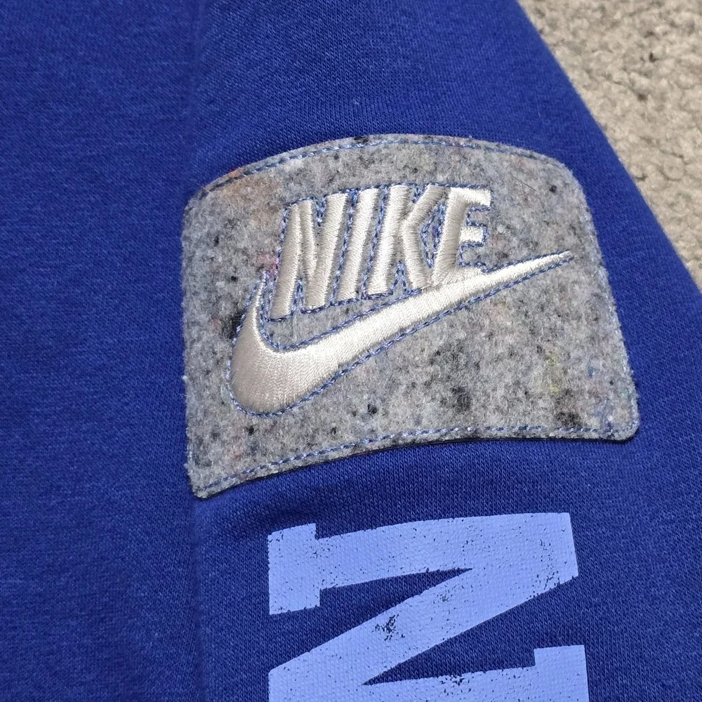 Brooklyn Dodgers Nike Club Fleece Hoodie MLB Mens M‎ Blue Sleeve Print